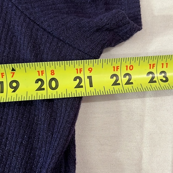 EUC Blue Ribbed Lightweight Dress - Picture 3 of 3